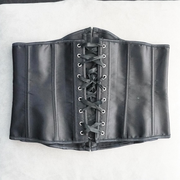 SHEIN Other - SHEIN Black Corset-Style Shirt